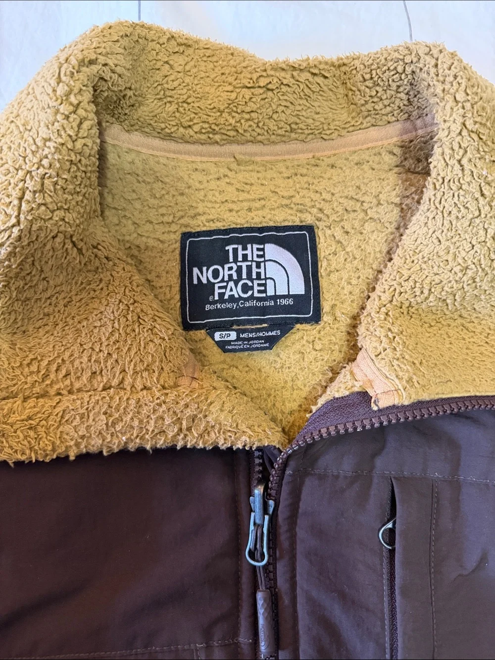 The North Face Light Brown Sherpa Fleece Jacket